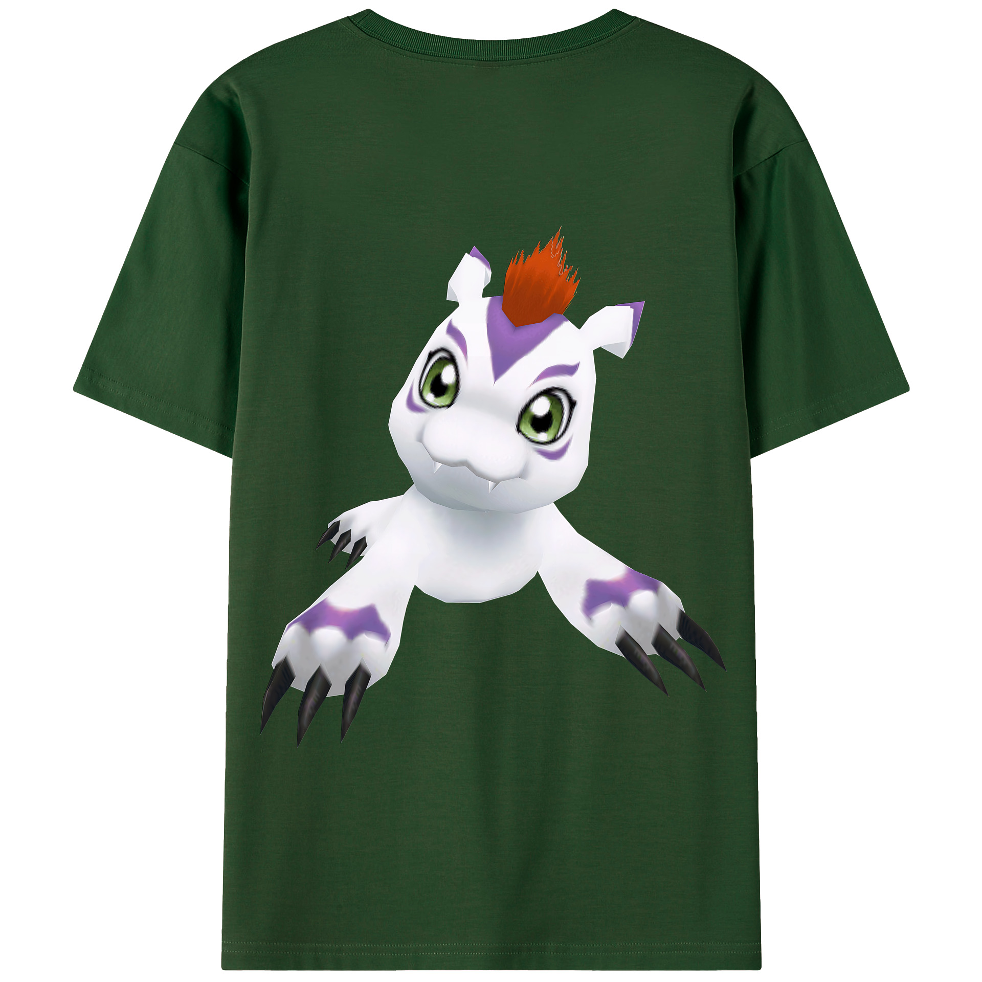 （画像用） Digimon デジタルモンスター/デジモン 綿100％半袖Tシャツ（背面プリント）